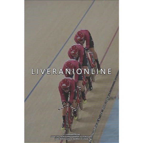 12-08-2016 Giochi Olimpici Pista Uomini; Giornata 02; 2016, Danimarca; Hansen Lasse, Norman; Larsen, Niklas; Madsen, Frederik; Von Folsach, Casper; Rio De Janeiro; ©SIROTTI/AGENZIA ALDO LIVERANI SAS