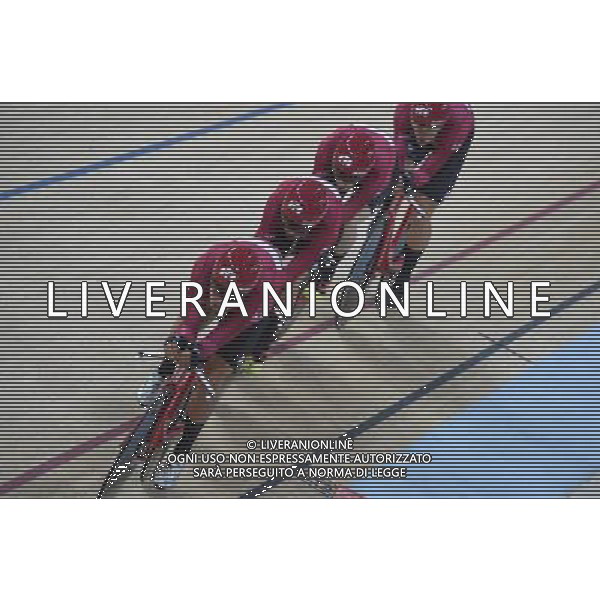 12-08-2016 Giochi Olimpici Pista Uomini; Giornata 02; 2016, Danimarca; Hansen Lasse, Norman; Larsen, Niklas; Madsen, Frederik; Von Folsach, Casper; Rio De Janeiro; ©SIROTTI/AGENZIA ALDO LIVERANI SAS