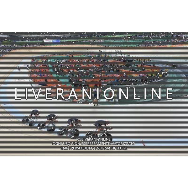12-08-2016 Giochi Olimpici Pista Uomini; Giornata 02; 2016, Great Britain; Clancy, Edward; Burke, Steven; Doull, Owain; Wiggins, Bradley; Rio De Janeiro; ©SIROTTI/AGENZIA ALDO LIVERANI SAS