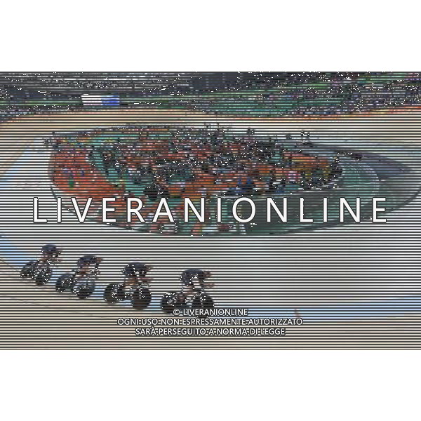 12-08-2016 Giochi Olimpici Pista Uomini; Giornata 02; 2016, Great Britain; Clancy, Edward; Burke, Steven; Doull, Owain; Wiggins, Bradley; Rio De Janeiro; ©SIROTTI/AGENZIA ALDO LIVERANI SAS