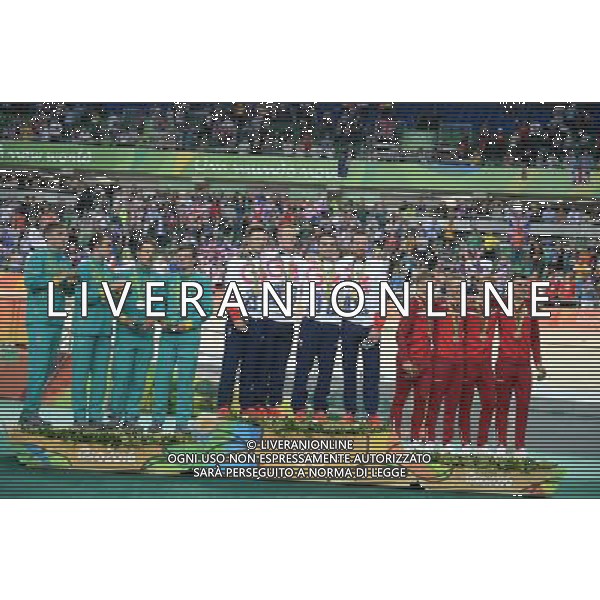 12-08-2016 Giochi Olimpici Pista Uomini; Giornata 02; 2016, Austalia; 2016, Great Britain; 2016, Danimarca; Rio De Janeiro; ©SIROTTI/AGENZIA ALDO LIVERANI SAS