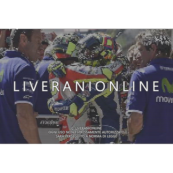13.08.2016. RedBull Ring, Spielberg, Austria.Andrea Iannone e Valentino Rossi - Prove Libere MotoGp Austria Motomondiale 13.08.2016. RedBull Ring, Spielberg ©Piazzolla/AGENZIA ALDO LIVERANI SAS