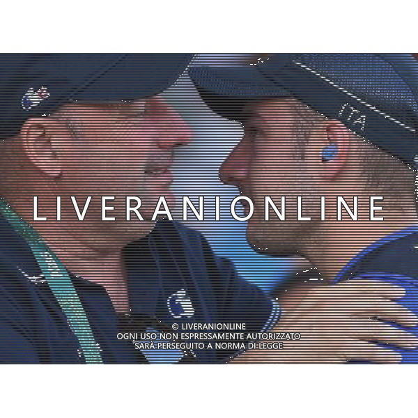 XXXI Olympic Games Giochi Olimpici Rio 2016 Rio de Janeiro - 13.08.2016 Finale Tiro al Piattello Skeet Maschile Nella Foto:Rossetti Gabriele festeggia con il padre Bruno Rossetti /Ph.Vitez-Ag. Aldo Liverani