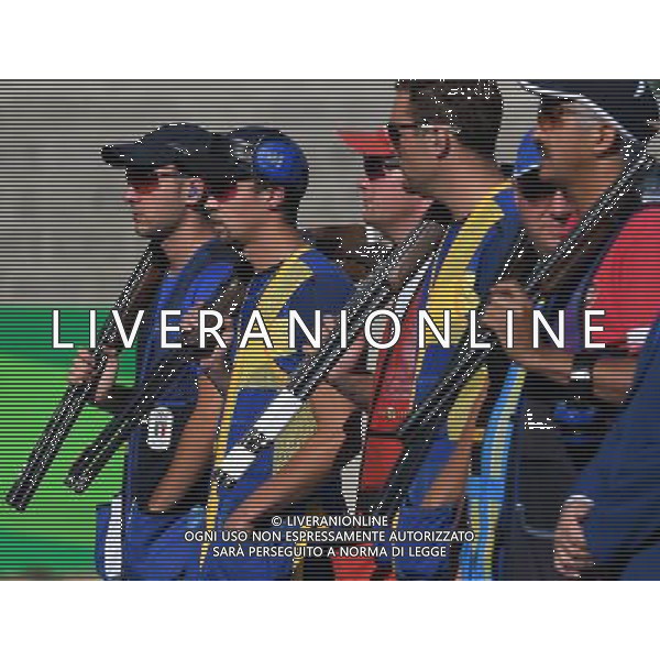XXXI Olympic Games Giochi Olimpici Rio 2016 Rio de Janeiro - 13.08.2016 Finale Tiro al Piattello Skeet Maschile Nella Foto:Rossetti Gabriele /Ph.Vitez-Ag. Aldo Liverani