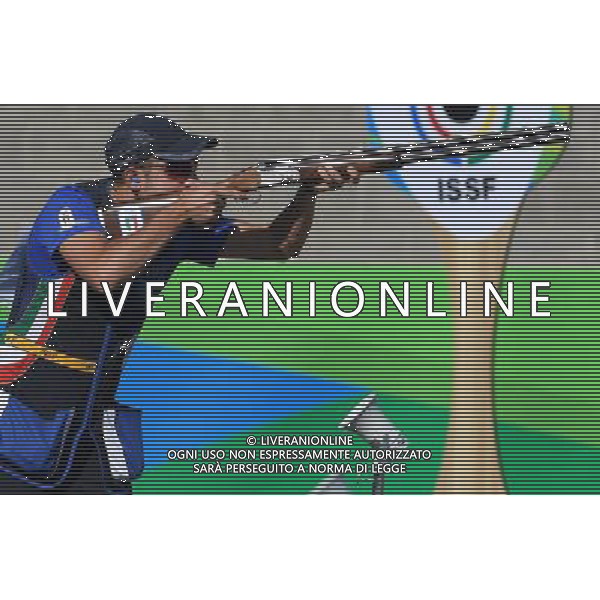 XXXI Olympic Games Giochi Olimpici Rio 2016 Rio de Janeiro - 13.08.2016 Finale Tiro al Piattello Skeet Maschile Nella Foto:Rossetti Gabriele /Ph.Vitez-Ag. Aldo Liverani