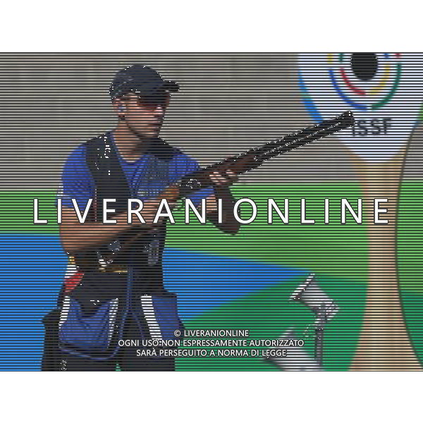 XXXI Olympic Games Giochi Olimpici Rio 2016 Rio de Janeiro - 13.08.2016 Finale Tiro al Piattello Skeet Maschile Nella Foto:Rossetti Gabriele /Ph.Vitez-Ag. Aldo Liverani