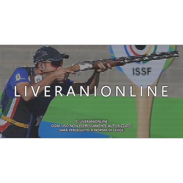 XXXI Olympic Games Giochi Olimpici Rio 2016 Rio de Janeiro - 13.08.2016 Finale Tiro al Piattello Skeet Maschile Nella Foto:Rossetti Gabriele /Ph.Vitez-Ag. Aldo Liverani