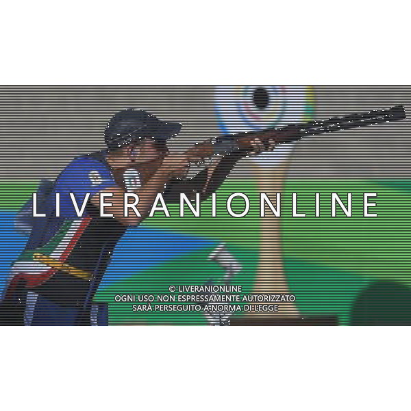 XXXI Olympic Games Giochi Olimpici Rio 2016 Rio de Janeiro - 13.08.2016 Finale Tiro al Piattello Skeet Maschile Nella Foto:Rossetti Gabriele /Ph.Vitez-Ag. Aldo Liverani
