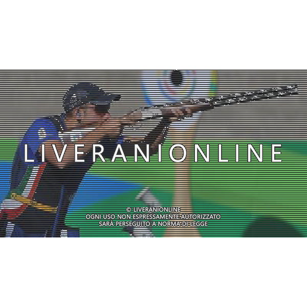 XXXI Olympic Games Giochi Olimpici Rio 2016 Rio de Janeiro - 13.08.2016 Finale Tiro al Piattello Skeet Maschile Nella Foto:Rossetti Gabriele /Ph.Vitez-Ag. Aldo Liverani