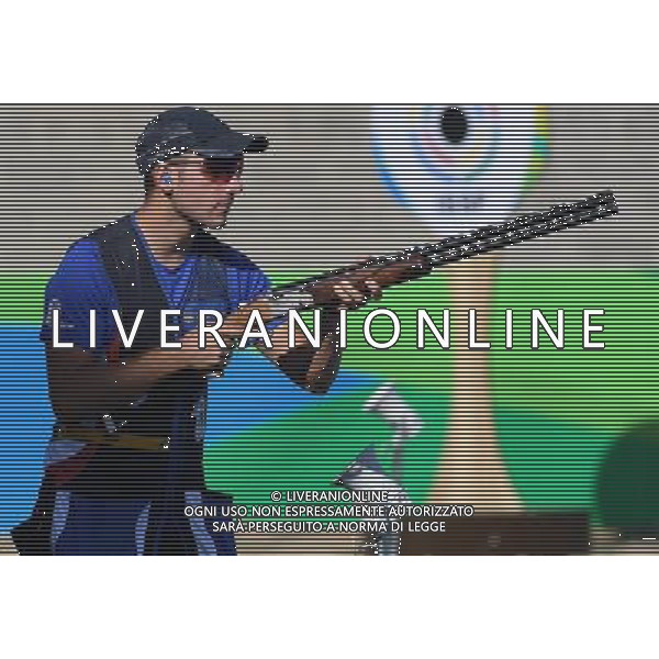 XXXI Olympic Games Giochi Olimpici Rio 2016 Rio de Janeiro - 13.08.2016 Finale Tiro al Piattello Skeet Maschile Nella Foto:Rossetti Gabriele /Ph.Vitez-Ag. Aldo Liverani