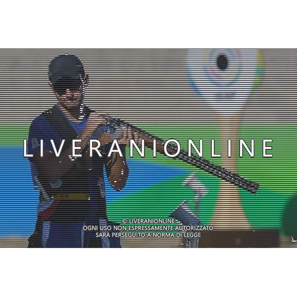 XXXI Olympic Games Giochi Olimpici Rio 2016 Rio de Janeiro - 13.08.2016 Finale Tiro al Piattello Skeet Maschile Nella Foto:Rossetti Gabriele /Ph.Vitez-Ag. Aldo Liverani