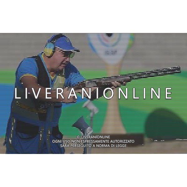 XXXI Olympic Games Giochi Olimpici Rio 2016 Rio de Janeiro - 13.08.2016 Finale Tiro al Piattello Skeet Maschile Nella Foto:Milchev Mikola /Ph.Vitez-Ag. Aldo Liverani