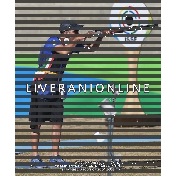 XXXI Olympic Games Giochi Olimpici Rio 2016 Rio de Janeiro - 13.08.2016 Finale Tiro al Piattello Skeet Maschile Nella Foto:Rossetti Gabriele /Ph.Vitez-Ag. Aldo Liverani