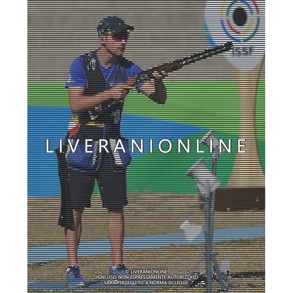XXXI Olympic Games Giochi Olimpici Rio 2016 Rio de Janeiro - 13.08.2016 Finale Tiro al Piattello Skeet Maschile Nella Foto:Rossetti Gabriele /Ph.Vitez-Ag. Aldo Liverani
