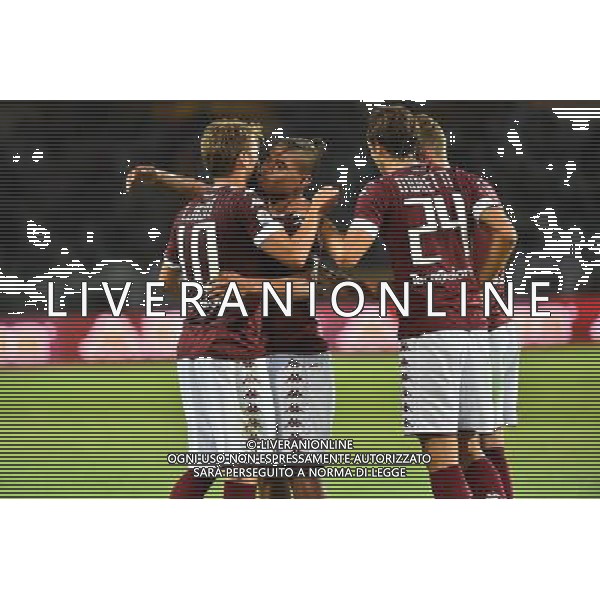 Torino 13-08-2016 Stadio Olimpico Grande Torino Coppa Italia TIM Cup - 3¡ turno Torino vs Pro Vercelli nella foto Ljajic e Martinez esultano dopo il gol del 2 a 0 foto Roberto Garavaglia - ag. Aldo Liverani sas
