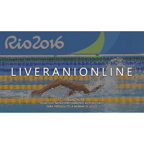 XXXI Olympic Games Giochi Olimpici Rio 2016 Rio de Janeiro - 13.08.2016 NuotoFinale 1500m Stile Libero Maschile Nella Foto:Paltrinieri Gregorio /Ph.Vitez-Ag. Aldo Liverani