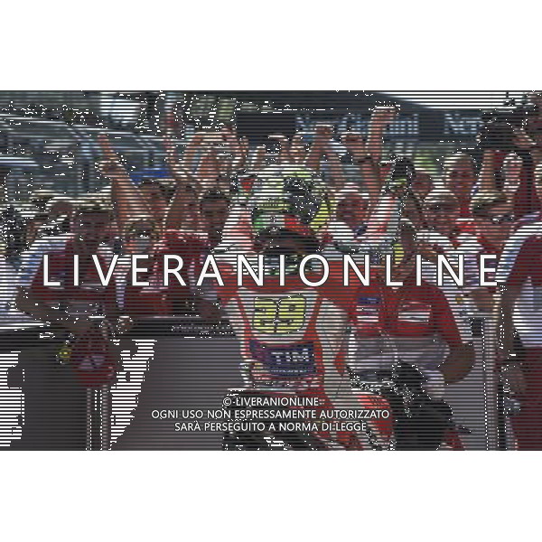 14.08.206. RedBull Ring, Spielberg, Austria.Andrea Iannone e il team Ducati. - Gara MotoGp Motomondiale RedBull ring, Spielberg, Austria 14.08.2016. ©Piazzolla/AGENZIA ALDO LIVERANI SAS