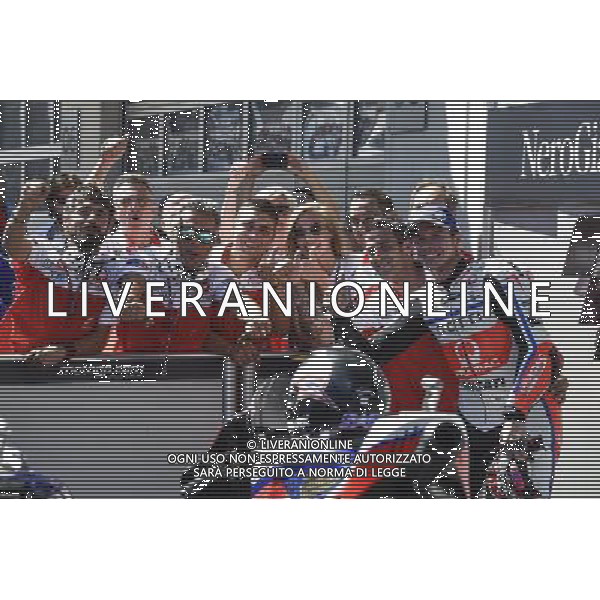 14.08.206. RedBull Ring, Spielberg, Austria.Scott Redding e il team Pramac. - Gara MotoGp Motomondiale RedBull ring, Spielberg, Austria 14.08.2016. ©Piazzolla/AGENZIA ALDO LIVERANI SAS