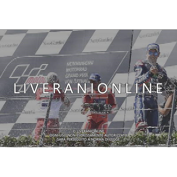 14.08.206. RedBull Ring, Spielberg, Austria.Gigi Dall\'Igna, Andrea Iannone e Jorge Lorenzo. - Gara MotoGp Motomondiale RedBull ring, Spielberg, Austria 14.08.2016. ©Piazzolla/AGENZIA ALDO LIVERANI SAS