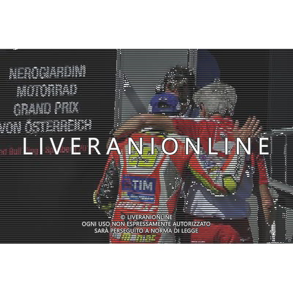 14.08.206. RedBull Ring, Spielberg, Austria.Gigi dall\'Igna e Andrea Iannone. - Gara MotoGp Motomondiale RedBull ring, Spielberg, Austria 14.08.2016. ©Piazzolla/AGENZIA ALDO LIVERANI SAS