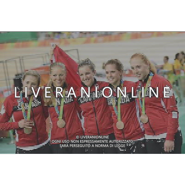13-08-2016 Giochi Olimpici Pista Donne; Giornata 03; 2016, Canada; Beveridge, Allison; Glaesser, Jasmin; Lay, Kirsti; Simmerling, Georgia; Rio De Janeiro; FOTO STEFANO SIROTTI-AG ALDO LIVERANI SAS