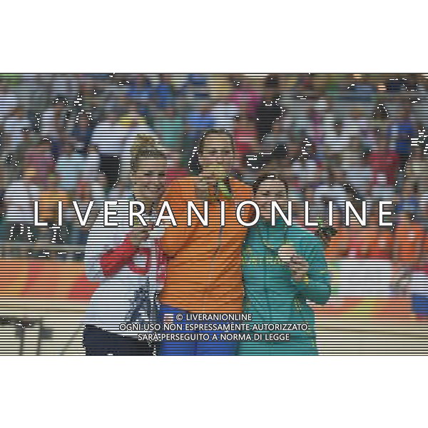 13-08-2016 Giochi Olimpici Pista Donne; Giornata 03; 2016, Olanda; 2016, Great Britain; 2016, Austalia; Ligtlee, Elis; James, Rebecca; Meares, Anna; Rio De Janeiro; FOTO STEFANO SIROTTI-AG ALDO LIVERANI SAS