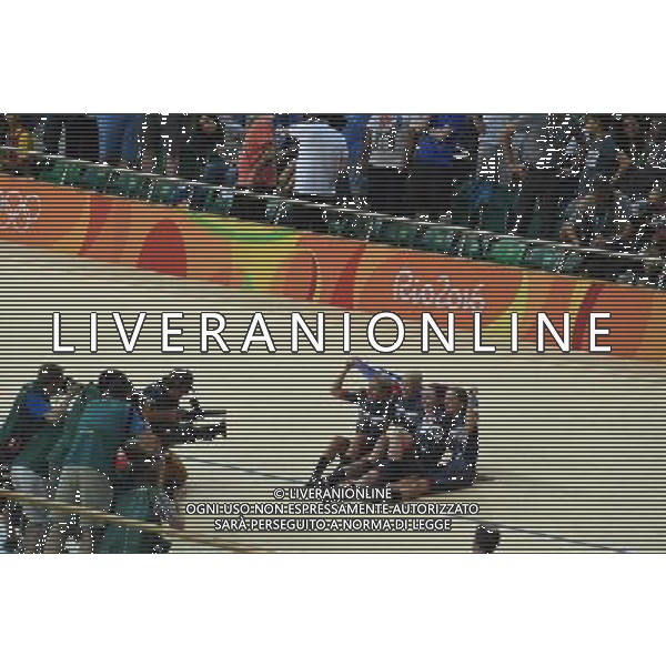 13-08-2016 Giochi Olimpici Pista Donne; Giornata 03; 2016, Great Britain; Archibald, Katie; Trott, Laura; Barker, Elinor; Rowsell - Shand, Joanna; Rio De Janeiro; FOTO STEFANO SIROTTI-AG ALDO LIVERANI SAS
