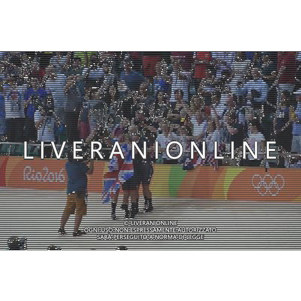 13-08-2016 Giochi Olimpici Pista Donne; Giornata 03; 2016, Great Britain; Archibald, Katie; Trott, Laura; Barker, Elinor; Rowsell - Shand, Joanna; Rio De Janeiro; FOTO STEFANO SIROTTI-AG ALDO LIVERANI SAS