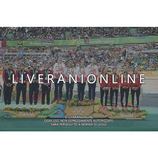 13-08-2016 Giochi Olimpici Pista Donne; Giornata 03; 2016, Usa; 2016, Great Britain; 2016, Canada; Rio De Janeiro; FOTO STEFANO SIROTTI-AG ALDO LIVERANI SAS