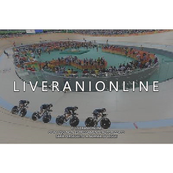 13-08-2016 Giochi Olimpici Pista Donne; Giornata 03; 2016, New Zealand; Ellis, Lauren; Sheat, Racquel; Buchanan, Rushlee; Nielsen, Jaime; Rio De Janeiro; FOTO STEFANO SIROTTI-AG ALDO LIVERANI SAS