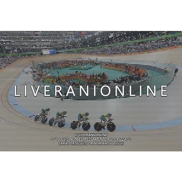 13-08-2016 Giochi Olimpici Pista Donne; Giornata 03; 2016, Austalia; Baker, Georgia; Edmondson, Annette; Cure, Amy; Hoskins, Melissa; Rio De Janeiro; FOTO STEFANO SIROTTI-AG ALDO LIVERANI SAS
