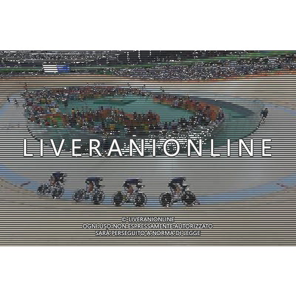 13-08-2016 Giochi Olimpici Pista Donne; Giornata 03; 2016, Usa; Hammer, Sarah; Catlin, Kelly; Dygert, Chloe; Valente, Jennifer; Rio De Janeiro; FOTO STEFANO SIROTTI-AG ALDO LIVERANI SAS
