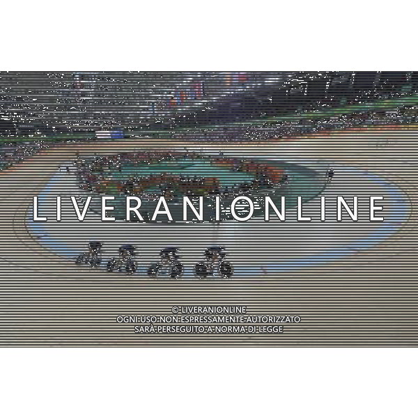 13-08-2016 Giochi Olimpici Pista Donne; Giornata 03; 2016, Usa; Hammer, Sarah; Catlin, Kelly; Dygert, Chloe; Valente, Jennifer; Rio De Janeiro; FOTO STEFANO SIROTTI-AG ALDO LIVERANI SAS