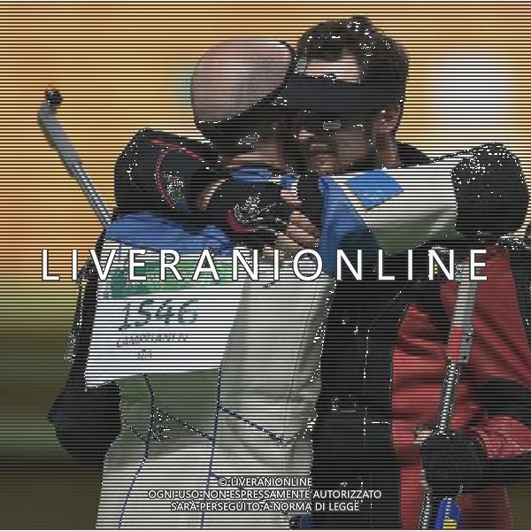 XXXI Olympic Games Giochi Olimpici Rio 2016 Rio de Janeiro - 14.08.2016 Finale Tiro Carabina 50m Tre Posizioni Maschile Nella Foto:Abbraccio finale fra Campriani Niccolo e Kamenskiy Sergey /Ph.Vitez-Ag. Aldo Liverani