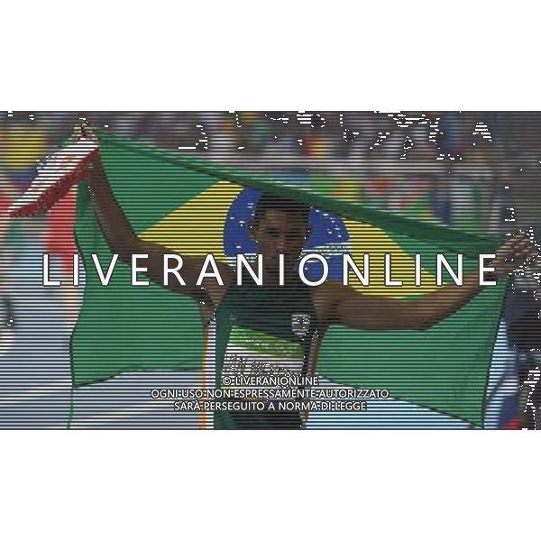 XXXI Olympic Games Giochi Olimpici Rio 2016 Rio de Janeiro - 14.08.2016 Atletica Finale 400m di corsa Maschili Nella Foto:van Niekerk Wayde vince i 400m e record mondiale /Ph.Vitez-Ag. Aldo Liverani