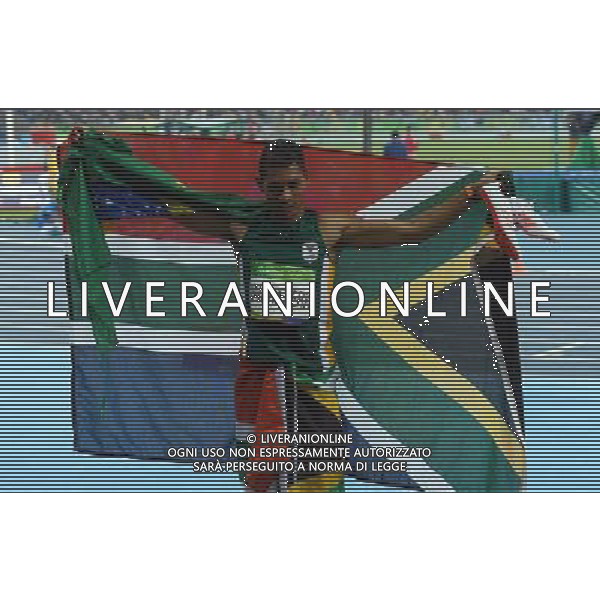 XXXI Olympic Games Giochi Olimpici Rio 2016 Rio de Janeiro - 14.08.2016 Atletica Finale 400m di corsa Maschili Nella Foto:van Niekerk Wayde vince i 400m e record mondiale /Ph.Vitez-Ag. Aldo Liverani