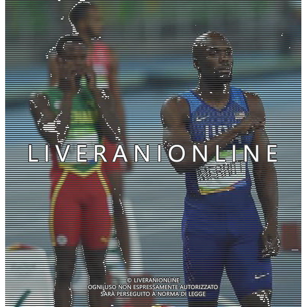 XXXI Olympic Games Giochi Olimpici Rio 2016 Rio de Janeiro - 14.08.2016 Atletica Finale 100m di corsa Maschili Nella Foto:MERRITT Lashawn /Ph.Vitez-Ag. Aldo Liverani