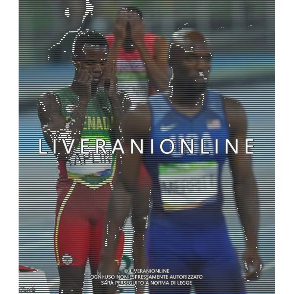 XXXI Olympic Games Giochi Olimpici Rio 2016 Rio de Janeiro - 14.08.2016 Atletica Finale 100m di corsa Maschili Nella Foto:TAPLIN Bralon /Ph.Vitez-Ag. Aldo Liverani
