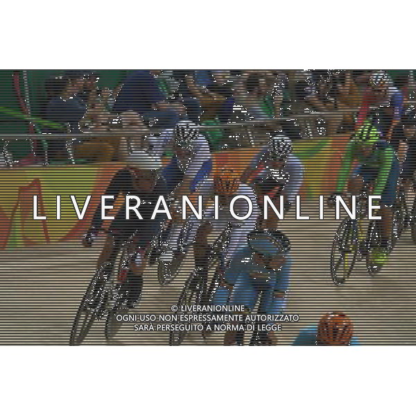 14-08-2016 Giochi Olimpici Pista Uomini; Giornata 04; 2016, Etixx - Quick Step; 2016, Dimension Data; 2016, Team Sky; Gaviria Rendon, Fernando; Cavendish, Mark; Viviani, Elia; Rio De Janeiro; FOTO STEFANO SIROTTI-AG ALDO LIVERANI SAS