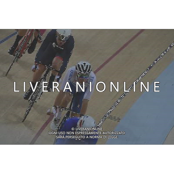 14-08-2016 Giochi Olimpici Pista Uomini; Giornata 04; 2016, Team Sky; 2016, Dimension Data; Viviani, Elia; Cavendish, Mark; Rio De Janeiro; FOTO STEFANO SIROTTI-AG ALDO LIVERANI SAS