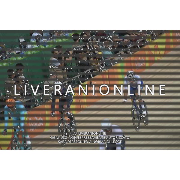 14-08-2016 Giochi Olimpici Pista Uomini; Giornata 04; 2016, Dimension Data; 2016, Team Sky; Cavendish, Mark; Viviani, Elia; Rio De Janeiro; FOTO STEFANO SIROTTI-AG ALDO LIVERANI SAS