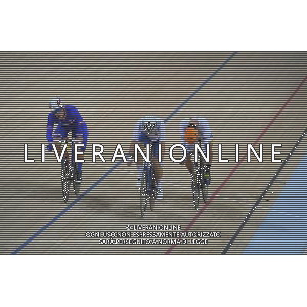14-08-2016 Giochi Olimpici Pista Uomini; Giornata 04; 2016, Team Sky; 2016, Francia; 2016, Etixx - Quick Step; Viviani, Elia; Boudat, Thomas; Gaviria Rendon, Fernando; Rio De Janeiro; FOTO STEFANO SIROTTI-AG ALDO LIVERANI SAS