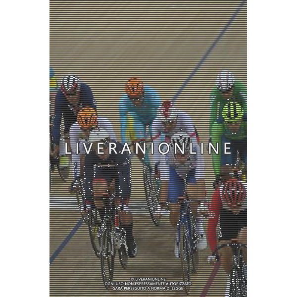 14-08-2016 Giochi Olimpici Pista Uomini; Giornata 04; 2016, Team Sky; 2016, Dimension Data; Viviani, Elia; Cavendish, Mark; Rio De Janeiro; FOTO STEFANO SIROTTI-AG ALDO LIVERANI SAS