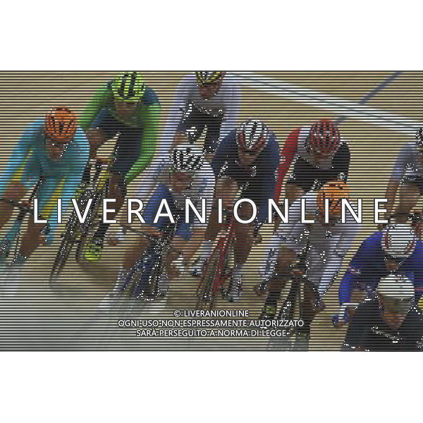 14-08-2016 Giochi Olimpici Pista Uomini; Giornata 04; 2016, Etixx - Quick Step; 2016, Team Sky; Gaviria Rendon, Fernando; Viviani, Elia; Rio De Janeiro; FOTO STEFANO SIROTTI-AG ALDO LIVERANI SAS