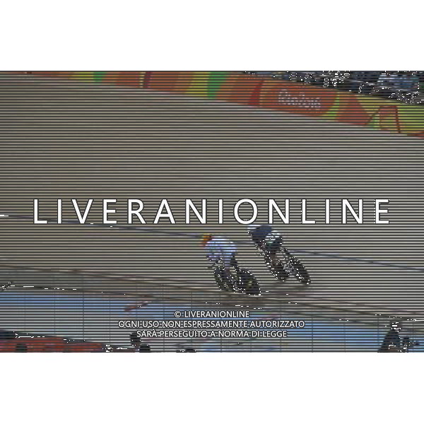 14-08-2016 Giochi Olimpici Pista Uomini; Giornata 04; 2016, Dimension Data; 2016, Etixx - Quick Step; Cavendish, Mark; Gaviria Rendon, Fernando; Rio De Janeiro; FOTO STEFANO SIROTTI-AG ALDO LIVERANI SAS