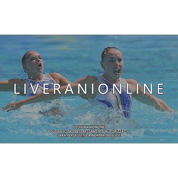 XXXI Olympic Games Giochi Olimpici Rio 2016 Rio de Janeiro - 15.08.2016 Nuoto Sincronizzato a Due Eliminatorie Nella Foto:Gloushkov Leventhal Anastasia - Tetelbaum Ievegeniia (ISR) /Ph.Vitez-Ag. Aldo Liverani