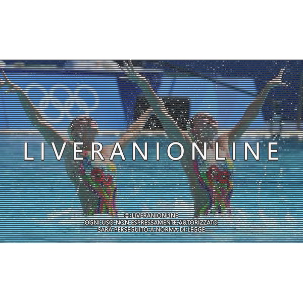 XXXI Olympic Games Giochi Olimpici Rio 2016 Rio de Janeiro - 15.08.2016 Nuoto Sincronizzato a Due Eliminatorie Nella Foto:Ananasova Lolita - Voloshyna Anna (UKR) /Ph.Vitez-Ag. Aldo Liverani