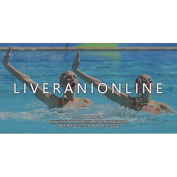 XXXI Olympic Games Giochi Olimpici Rio 2016 Rio de Janeiro - 15.08.2016 Nuoto Sincronizzato a Due Eliminatorie Nella Foto:Ananasova Lolita - Voloshyna Anna (UKR) /Ph.Vitez-Ag. Aldo Liverani