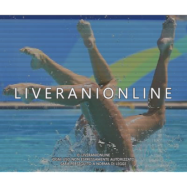 XXXI Olympic Games Giochi Olimpici Rio 2016 Rio de Janeiro - 15.08.2016 Nuoto Sincronizzato a Due Eliminatorie Nella Foto:Borges Luisa - Miccucci Maria Eduarda (BRA) /Ph.Vitez-Ag. Aldo Liverani