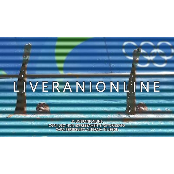 XXXI Olympic Games Giochi Olimpici Rio 2016 Rio de Janeiro - 15.08.2016 Nuoto Sincronizzato a Due Eliminatorie Nella Foto:Cerruti Linda - Ferro Costanza (ITA) /Ph.Vitez-Ag. Aldo Liverani